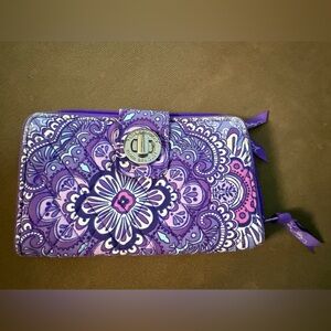 Vera Bradley Purple Patterned Wallet
